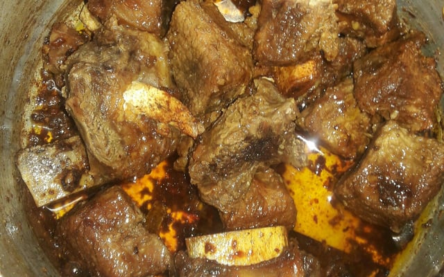 Costela assada na panela de pressão