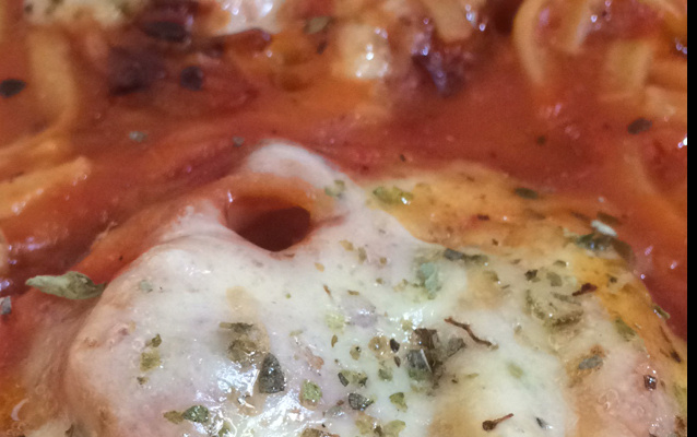 Macarrão ninho ao forno