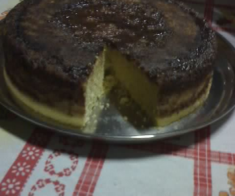 Bolo de fubá com coco