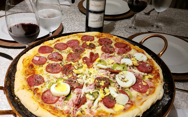 Massa pizza para poucas pessoas