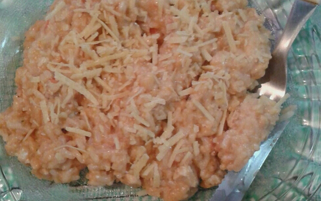 Risoto de frango Tudo Gostoso