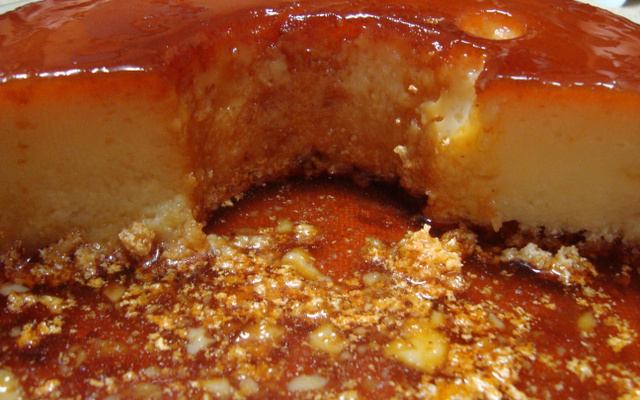 Pudim de queijo à moda antiga