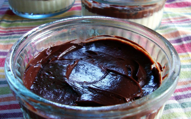 Creme de cupuaçu com chocolate