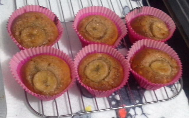 Cupcake de Banana com Canela