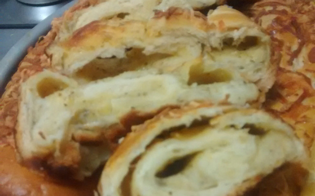 Pão de leite com salsicha