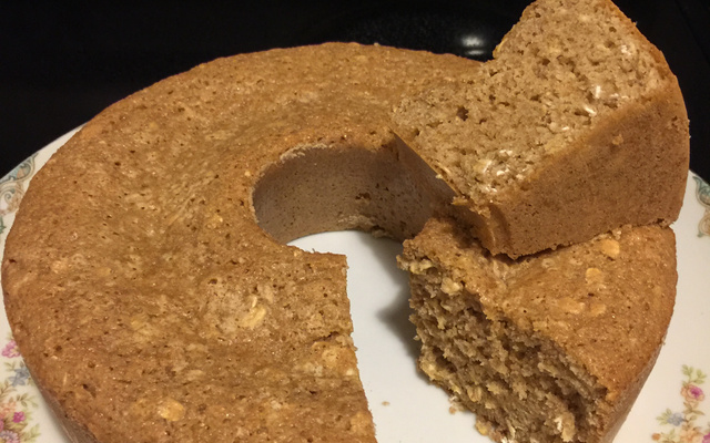 Bolo integral de aveia