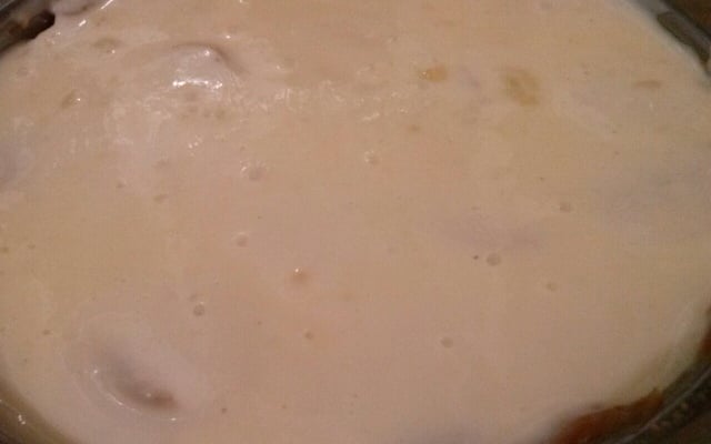 Cobertura de bolo só com creme de leite