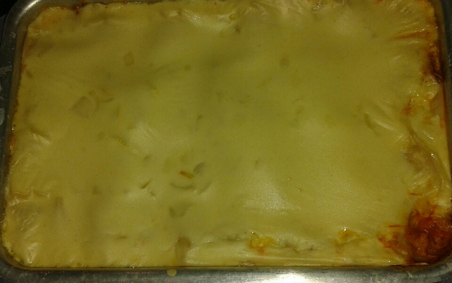 Lasanha de filé de peixe