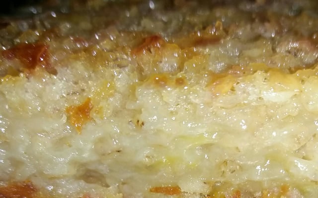 Bolo de banana, tapioca e aveia