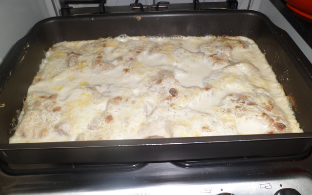 Cação ao molho de leite de coco