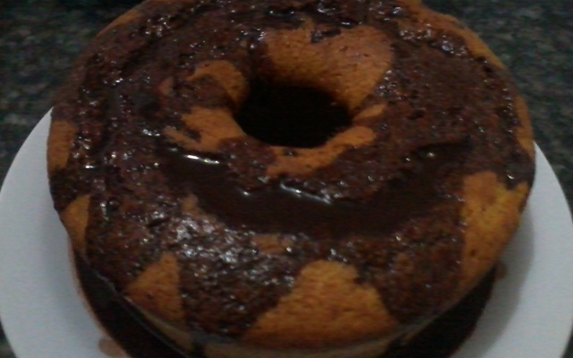 Bolo de cenoura com banana
