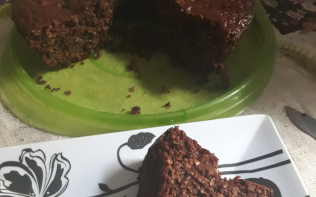 Bolo de banana de liquidificador