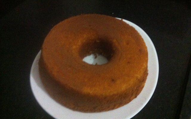 Bolo de fubá cozido