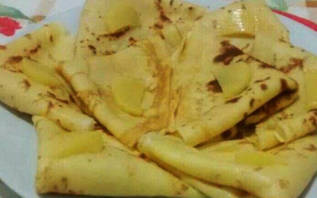 Crepe de frigideira
