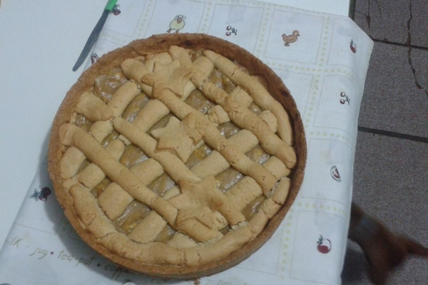 Torta simples de banana