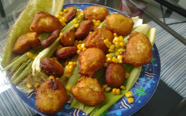 Bolinho de milho verde