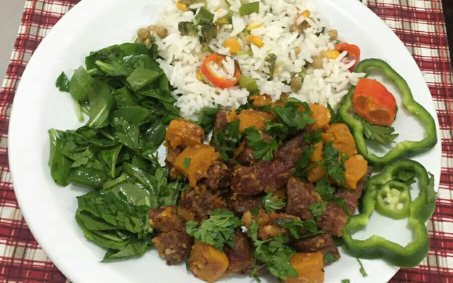 Carne seca com abóbora