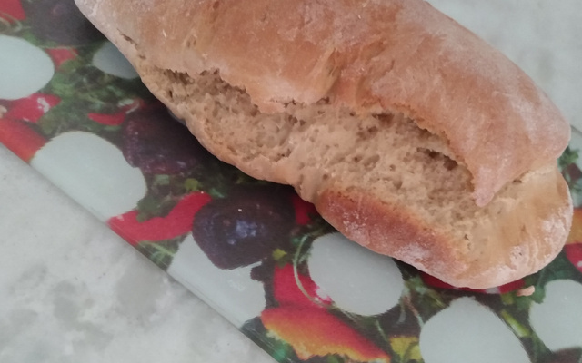 Pão feito com fermento em pó