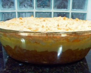 Abacaxi com creme delicioso