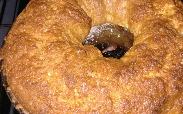 Bolo de maçã com canela