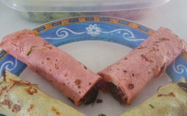 Panqueca de tomate seco