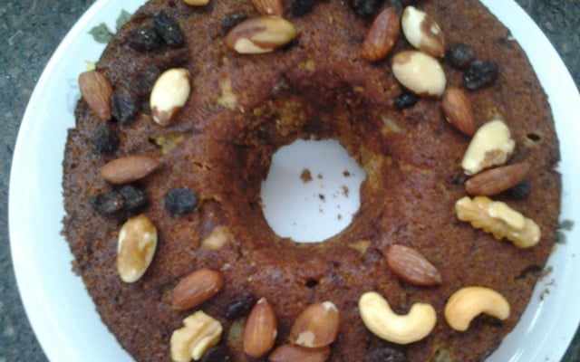 Bolo funcional de Maçã