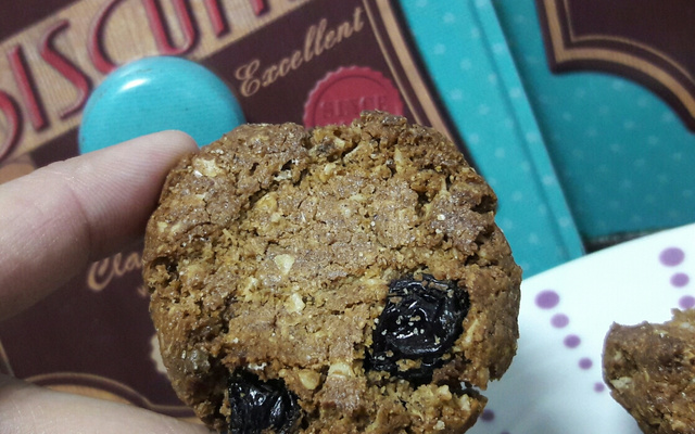 Biscoito integral de aveia