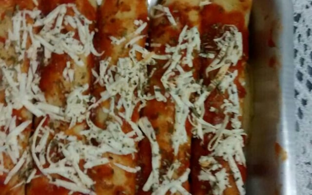 Panqueca fácil de presunto e queijo