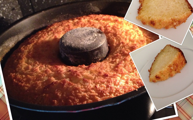 Bolo de mandioca rápido