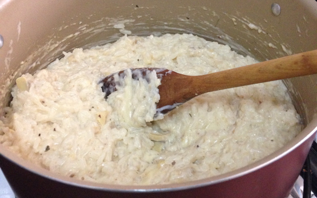 Arroz à piemontese do Dan