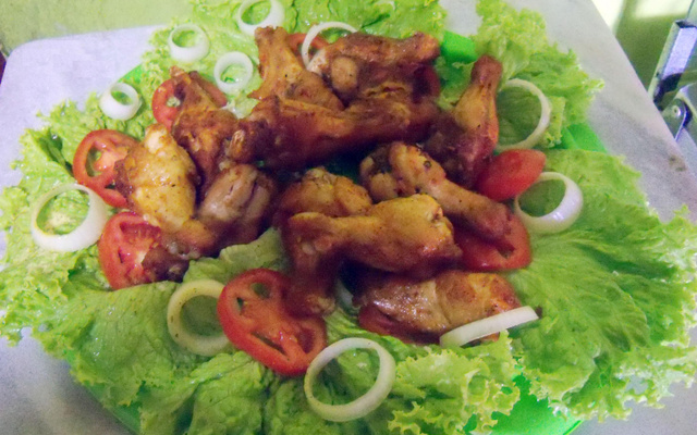 Asinha de galinha frita