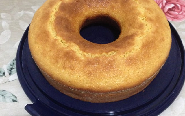 Bolo de flocão de milho