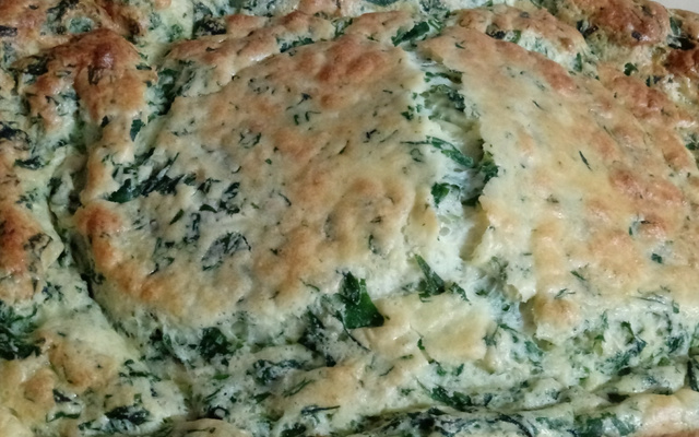 Souflé de espinafre