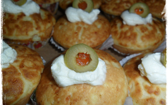 Cupcakes salgados da Aline