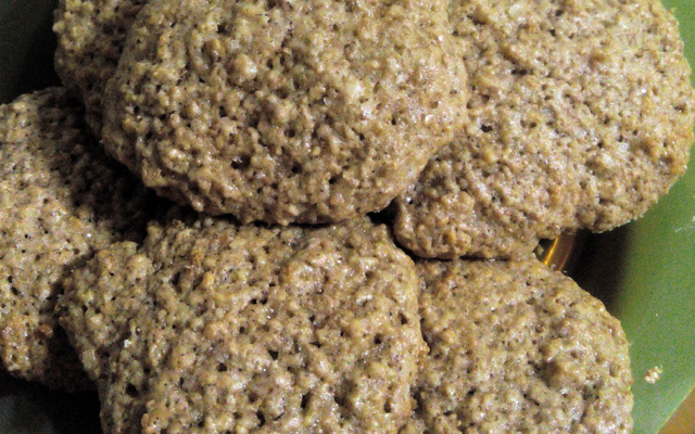 Biscoito integral de aveia