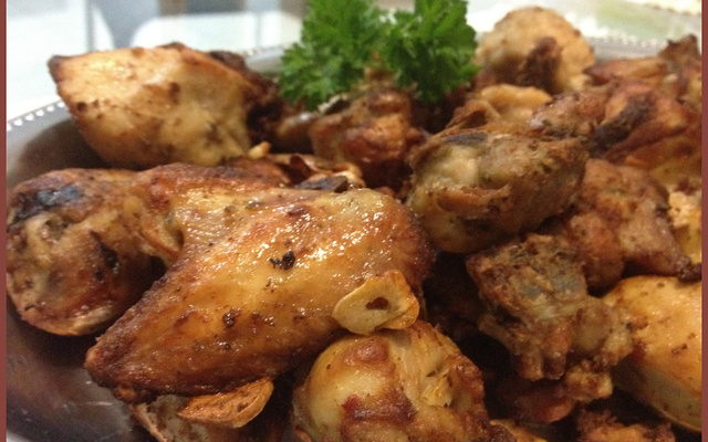 Frango à passarinho na pressão