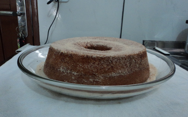 Bolo de casca de maçã