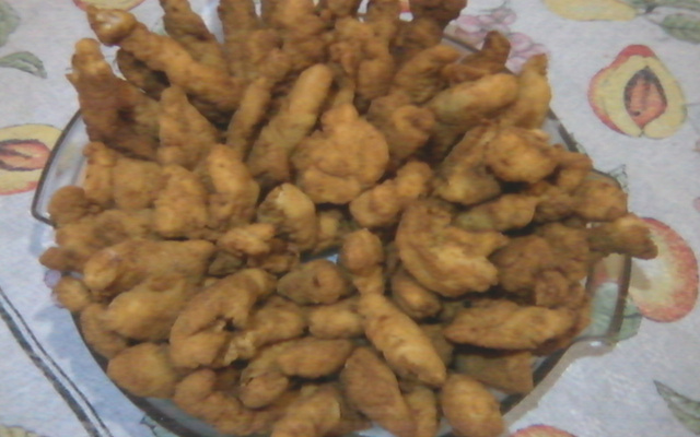 Tirinhas de frango prática e rápida