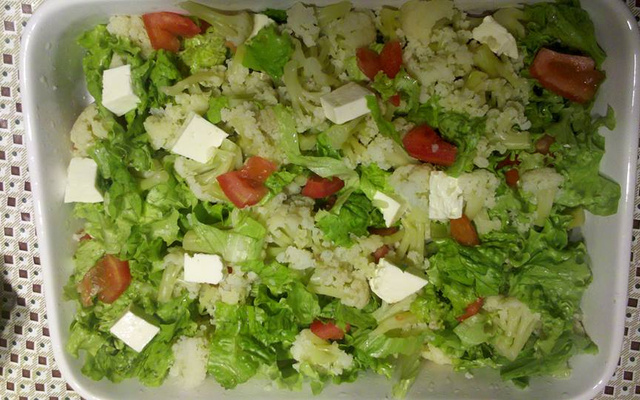 Salada de couve-flor