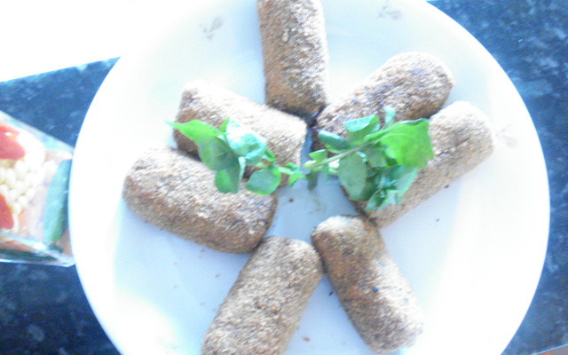 Croquete de carne moida