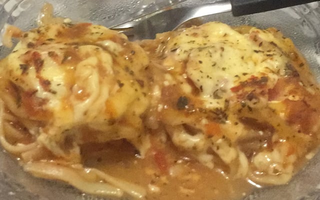 Macarrão ninho de forno