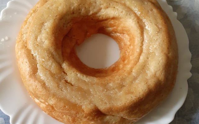 Pudim de pão rápido e simples