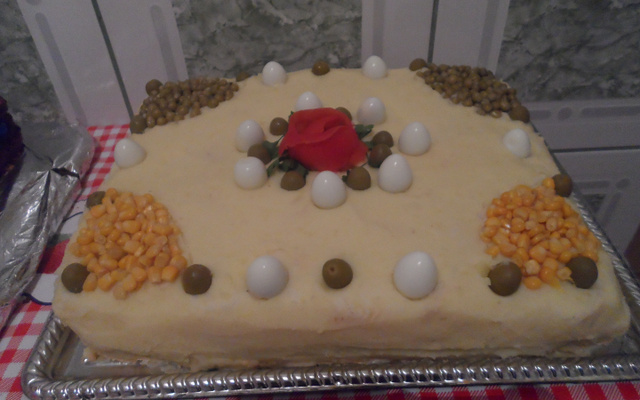 Torta salgada de pão de fôrma