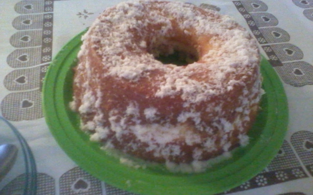 Bolo colchão de coco