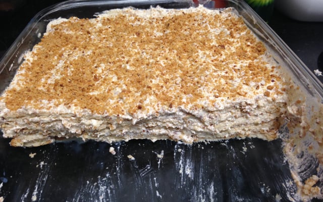 Torta Paulista (torta de amendoim)