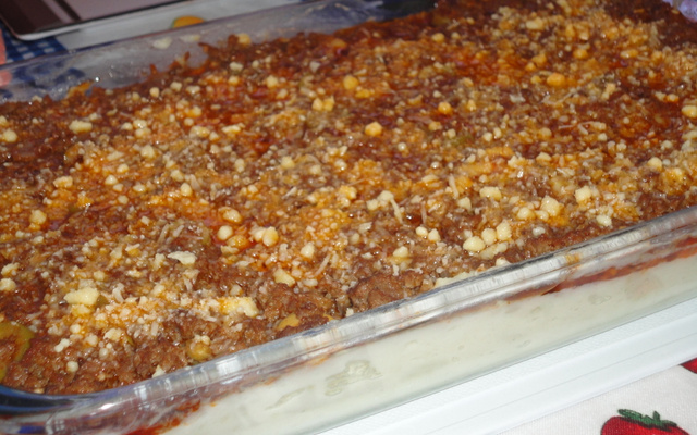 Escondidinho de batata com carne moída