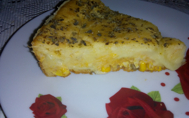 Torta de frango com purê de batatas