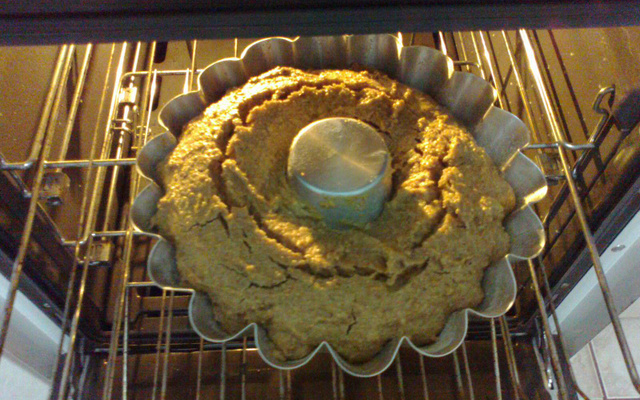 Bolo de castanha de caju diet