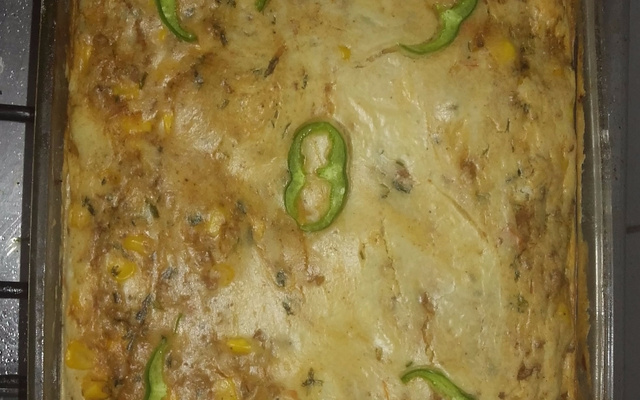 Torta salgada de carne moída