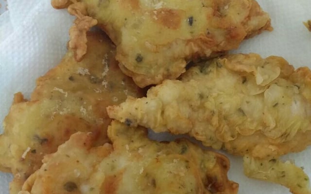 Frango empanado sem ovo muito mais crocante